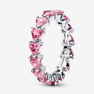 Pandora Band of Pink Hearts Ring